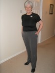Burda trousers - front view 